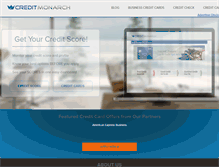 Tablet Screenshot of creditmonarch.com